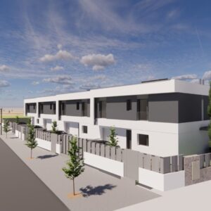 Construcción de 4 chalets adosados