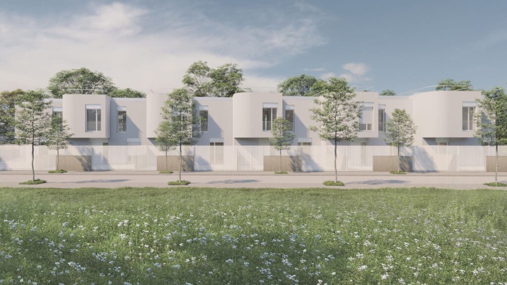 Construcción de 6 chalets adosados en Las Matas, madrid